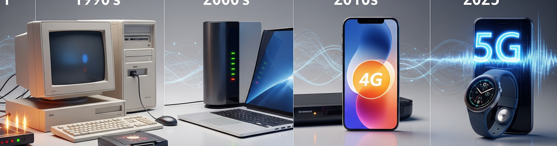 Еволюція інтернету: від dial-up до 5G